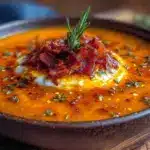 Cremige Kokos-Kürbissuppe mit Ingwer - featured image
