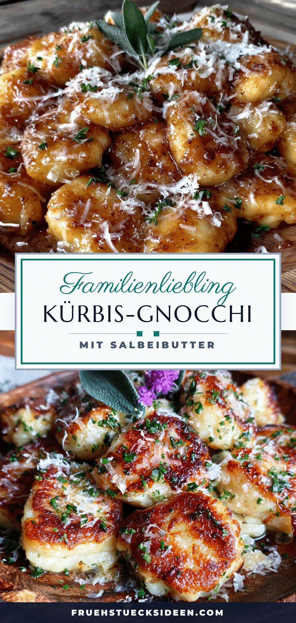 Kürbis-Gnocchi mit Salbeibutter recipe