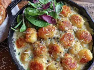 beste schnelle gnocchi-pfanne mit spinat - featured image