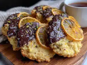 Einfache Orangen-Plätzchen mit Zartbitterschokolade und Kardamom - featured image