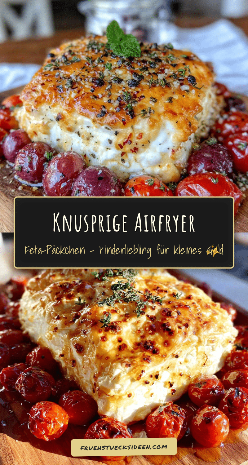 knusprige Airfryer Feta-Päckchen recipe