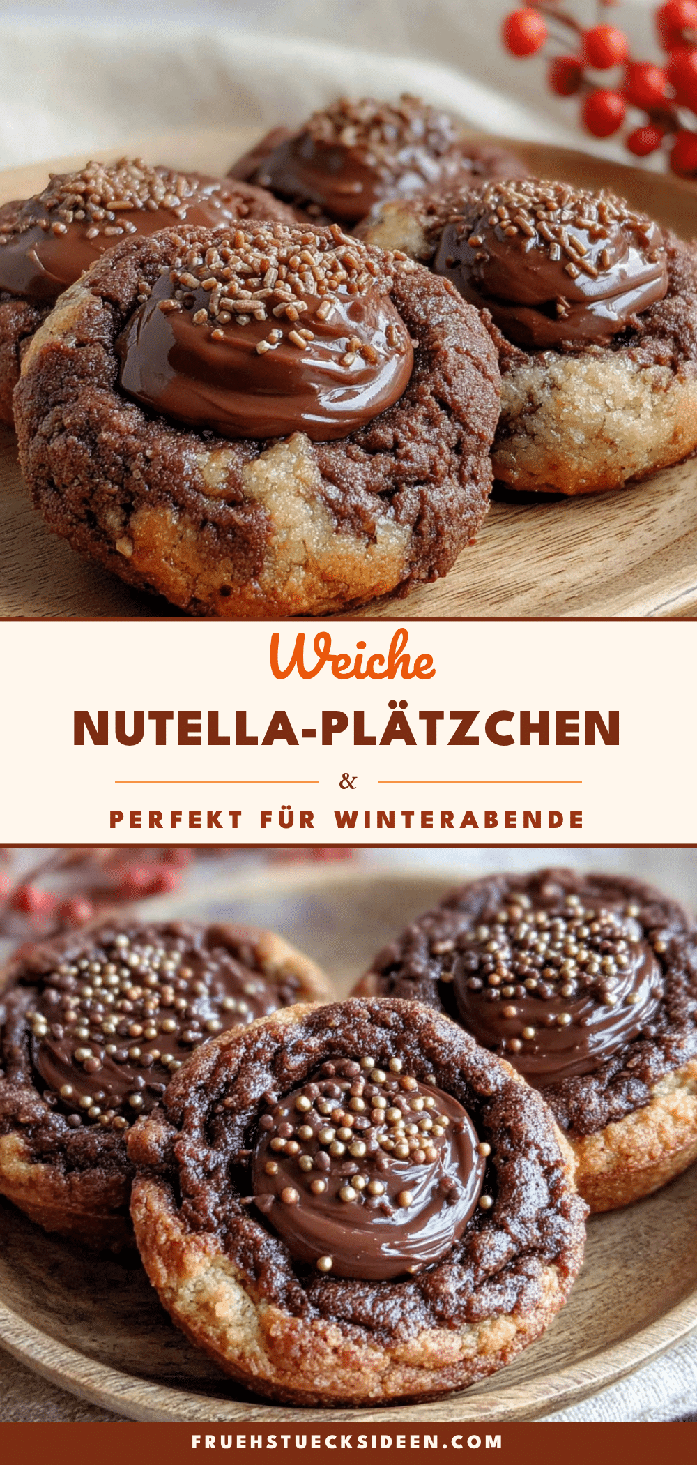 Weiche Nutella-Plätzchen recipe